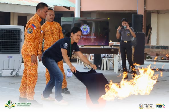 Fire Prevention Month City College of CDO Conducts Fire Safety Lecture and Drill - Image 3