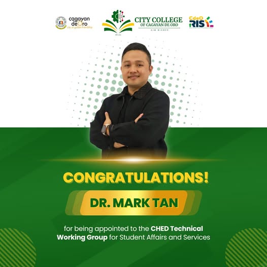 City College of Cagayan de Oro Achieves Milestone as Dr. Mark Tan Leads Nationally Recognized Student Affairs Team