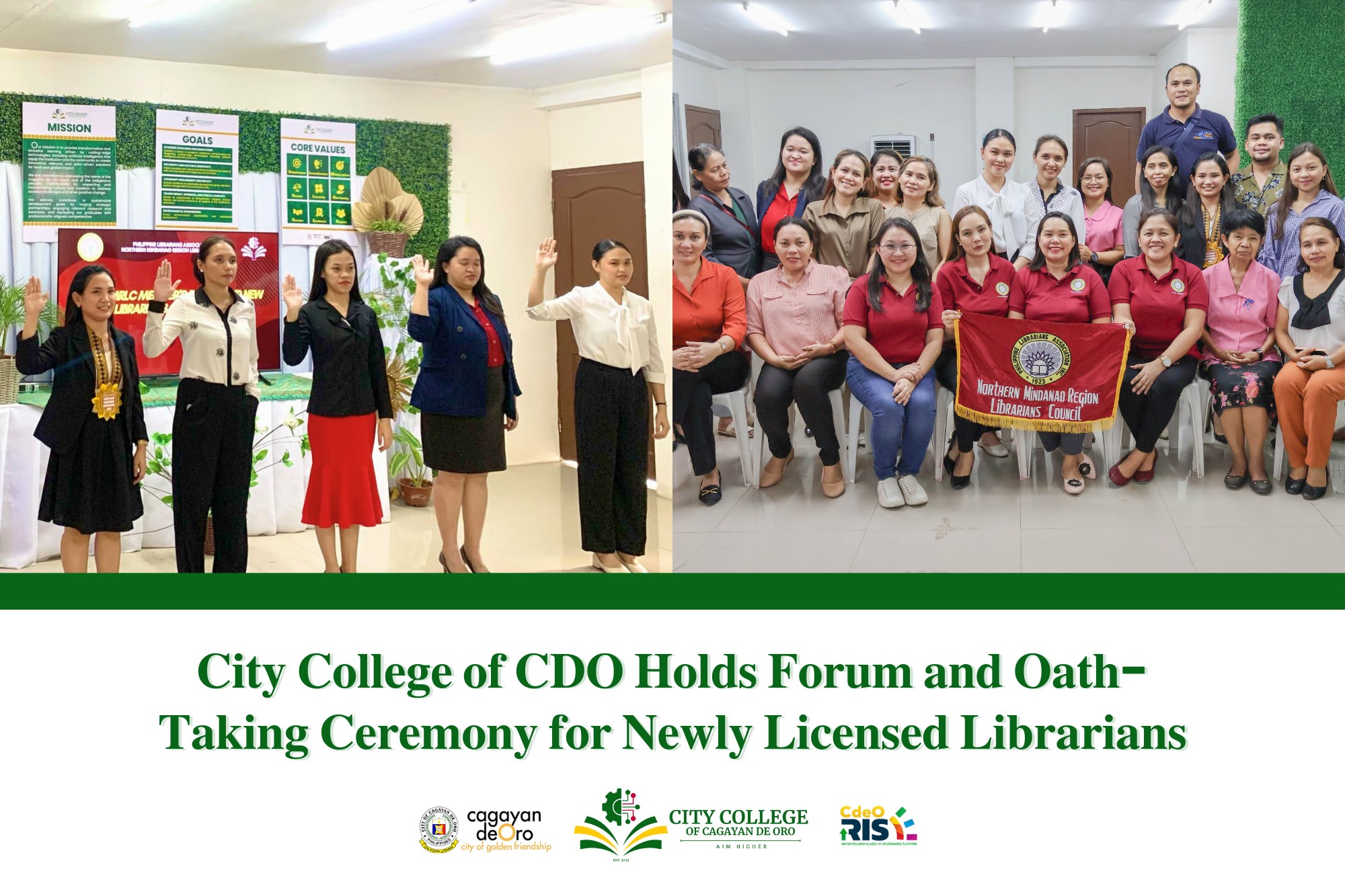 City College of CDO Holds Forum and Oath-Taking Ceremony for Newly Licensed Librarians - Image 3