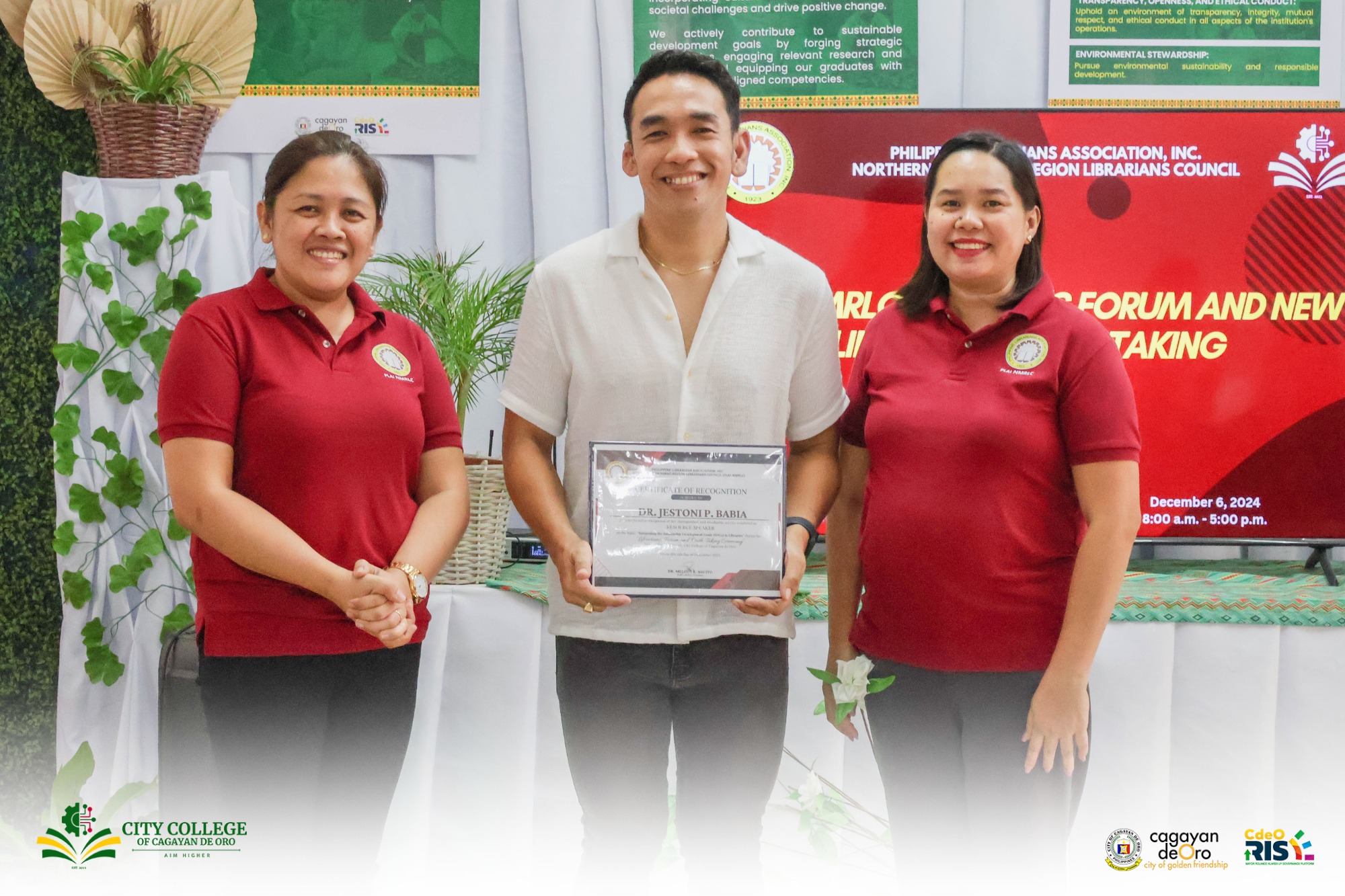 City College of CDO Holds Forum and Oath-Taking Ceremony for Newly Licensed Librarians