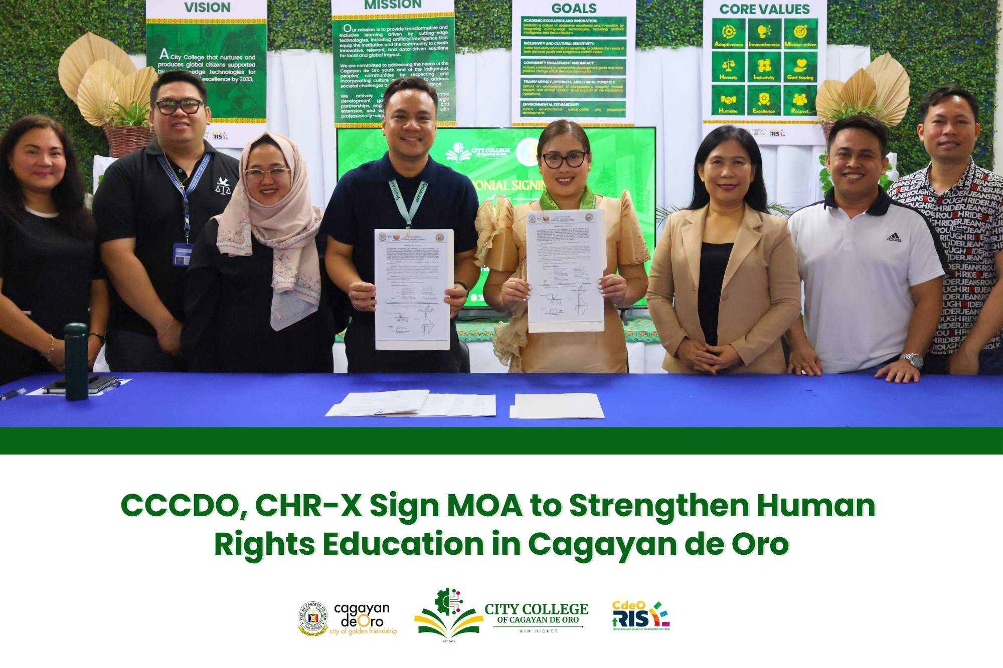 CCCDO, CHR-X Sign MOA to Strengthen Human Rights Education in Cagayan de Oro - Image 3
