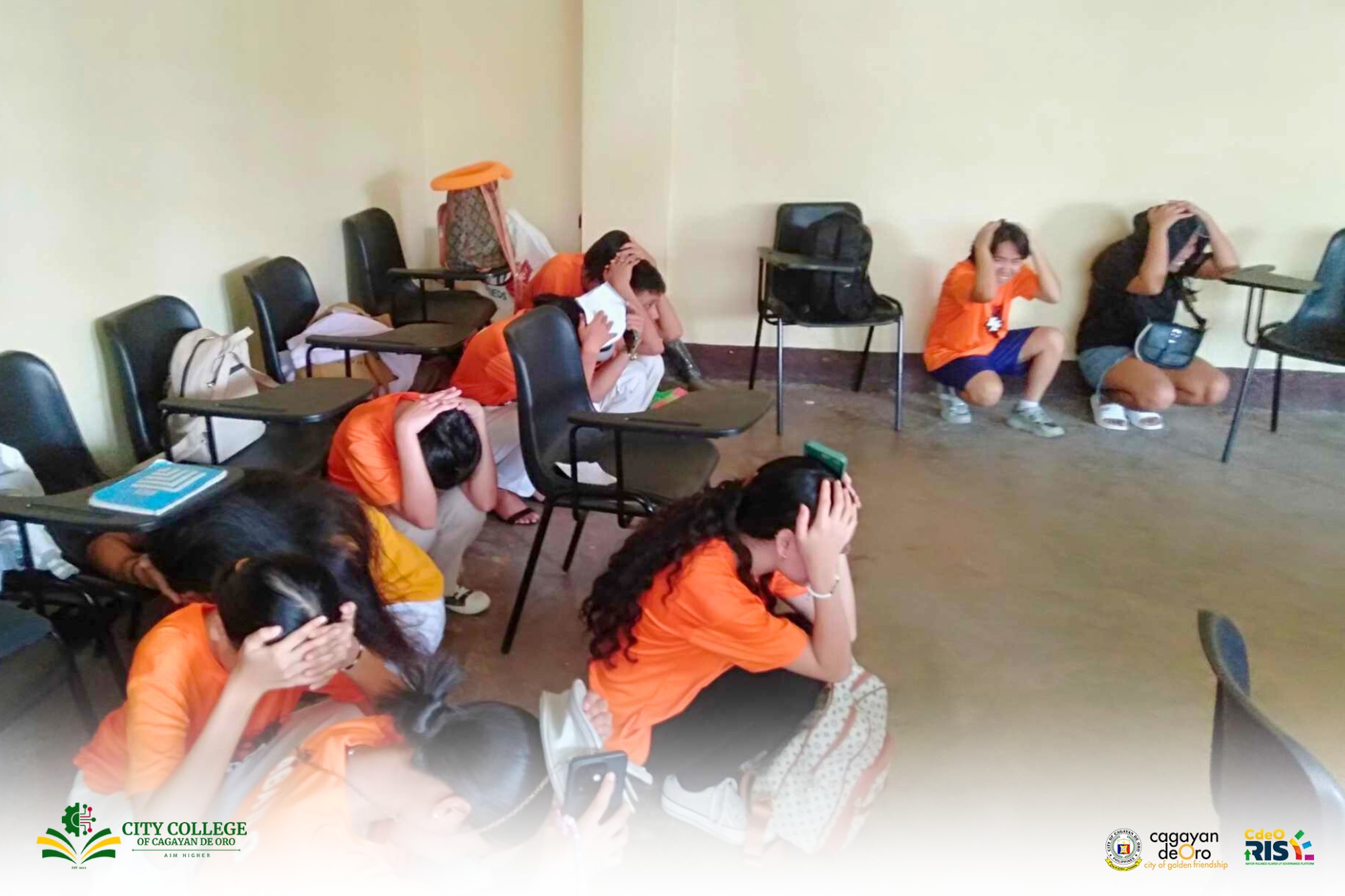 City College of CDO Reinforces Earthquake Preparedness in Quarterly Drill