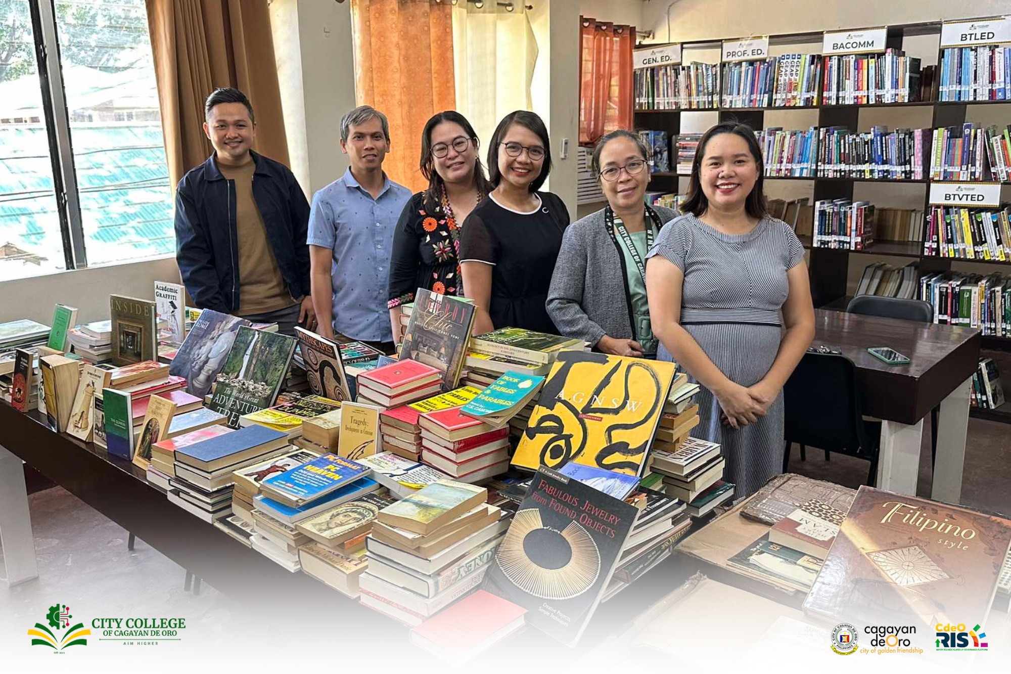 City College of CDO Receives Generous Book Donation from Myrvang Family