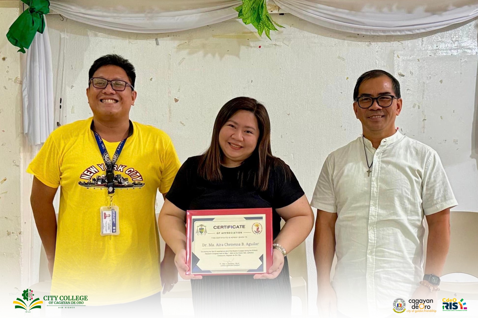 CDO Network of Archdiocesan Schools Invites City College of CDO as Judges for the 2024 CONAS Research Congress