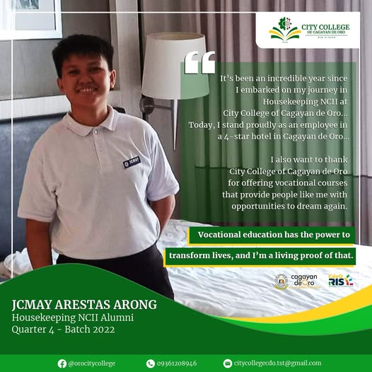 A Story of Grit: Jcmay Arong's Journey to Becoming a Successful Graduate - Image 1