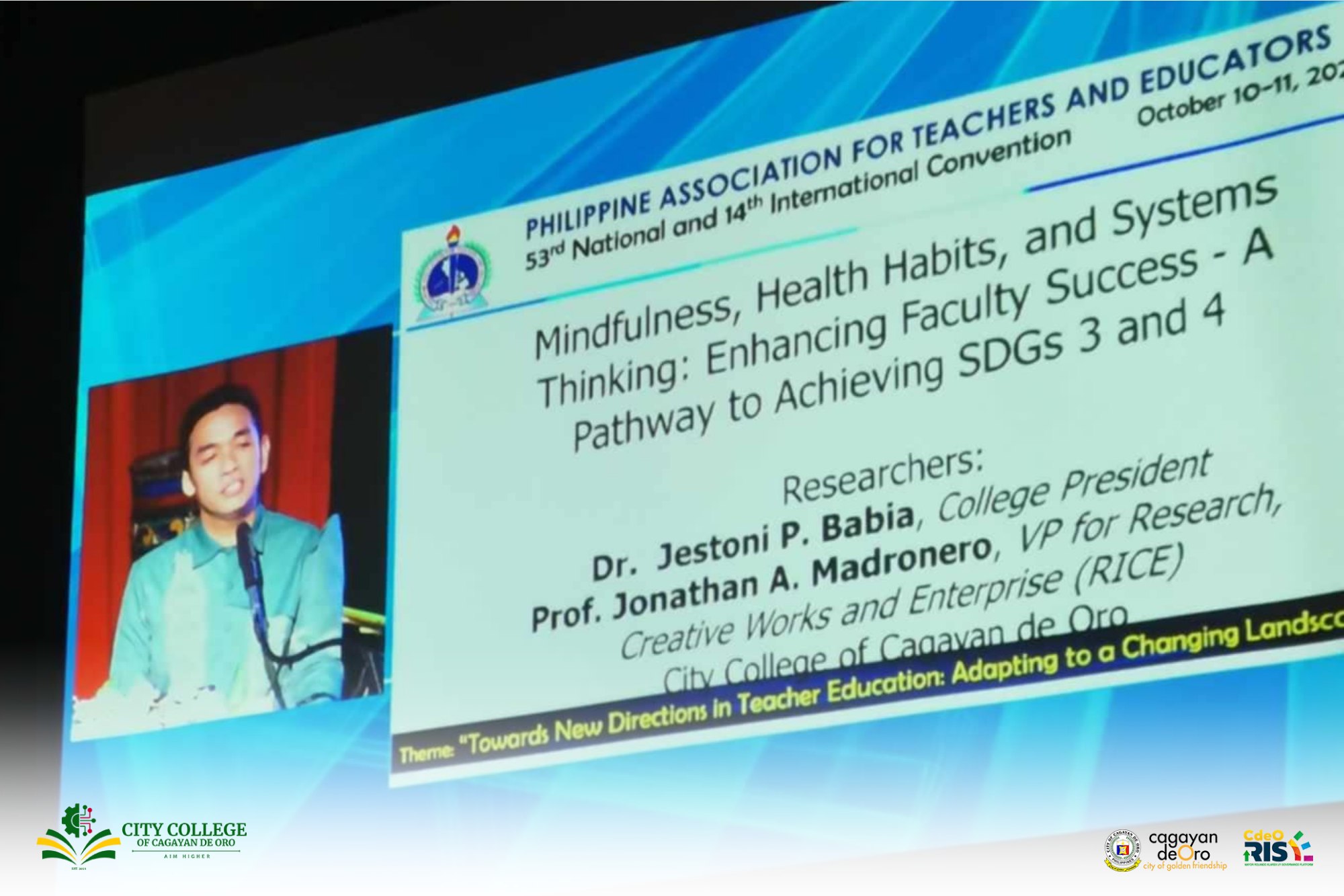 CCCDO President and VP Present Research at PAFTE 2024