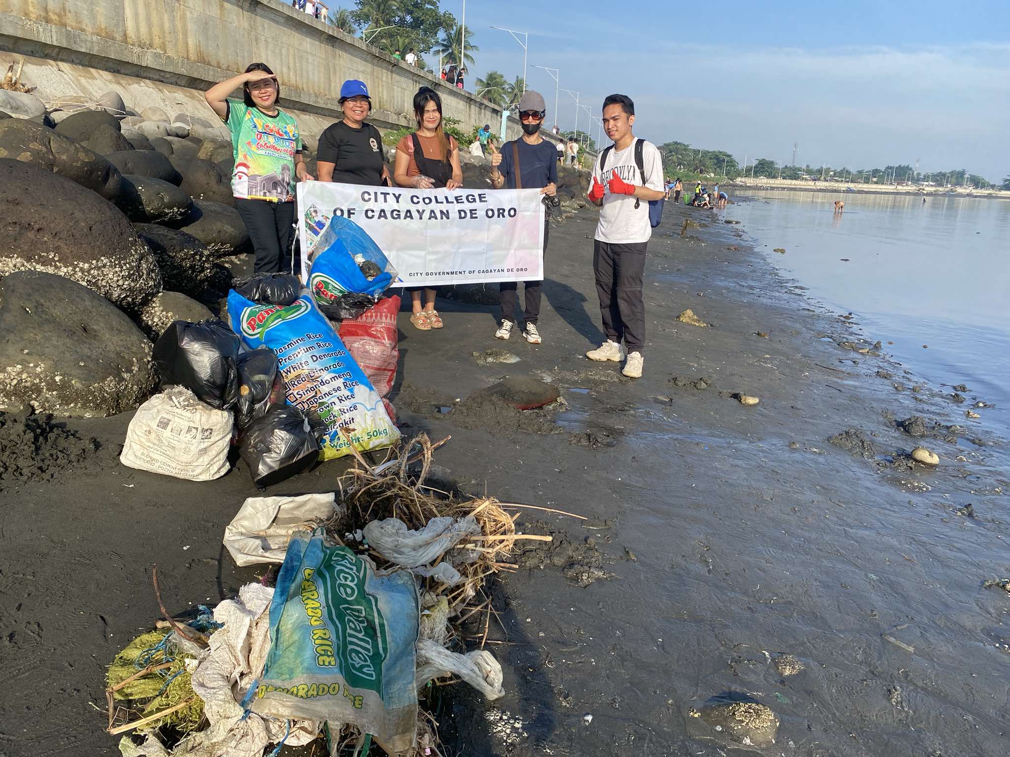 City College of Cagayan de Oro Participates in Coastal Cleanup at Gusa Coastal Road - Image 3