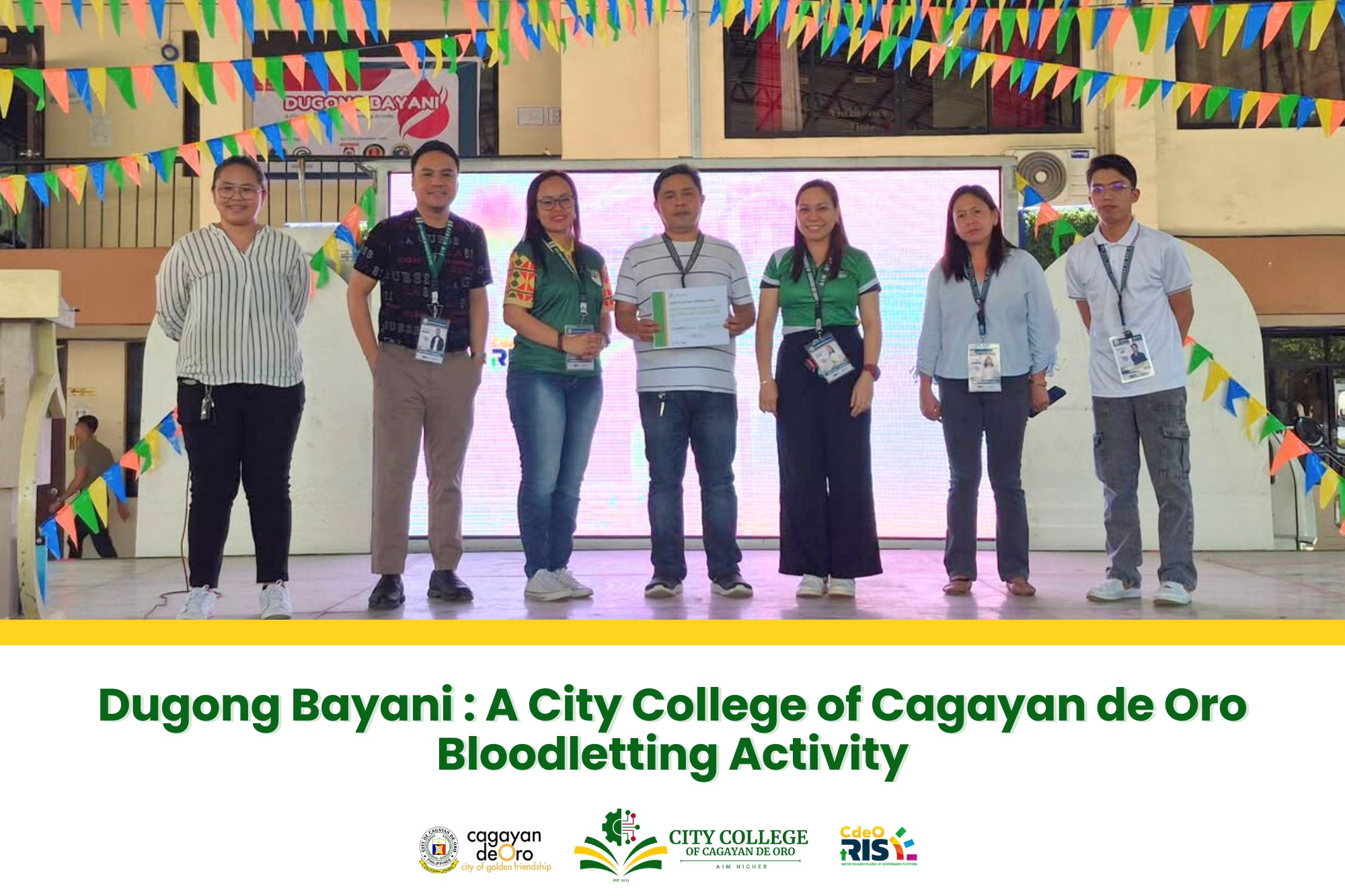 **Dugong Bayani: A City College of Cagayan de Oro Bloodletting Activity** - Image 2