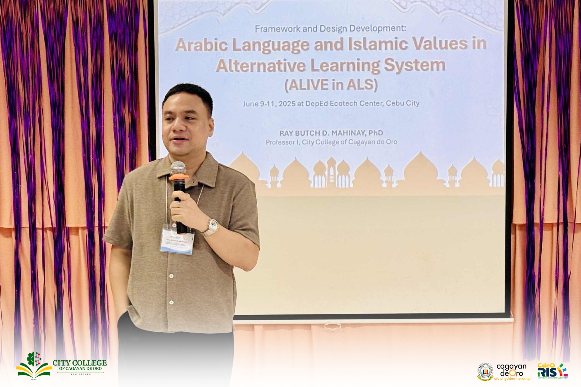 City College VP Serves as Resource Person in National Framework Development for Arabic Language and Islamic Values Education in ALS