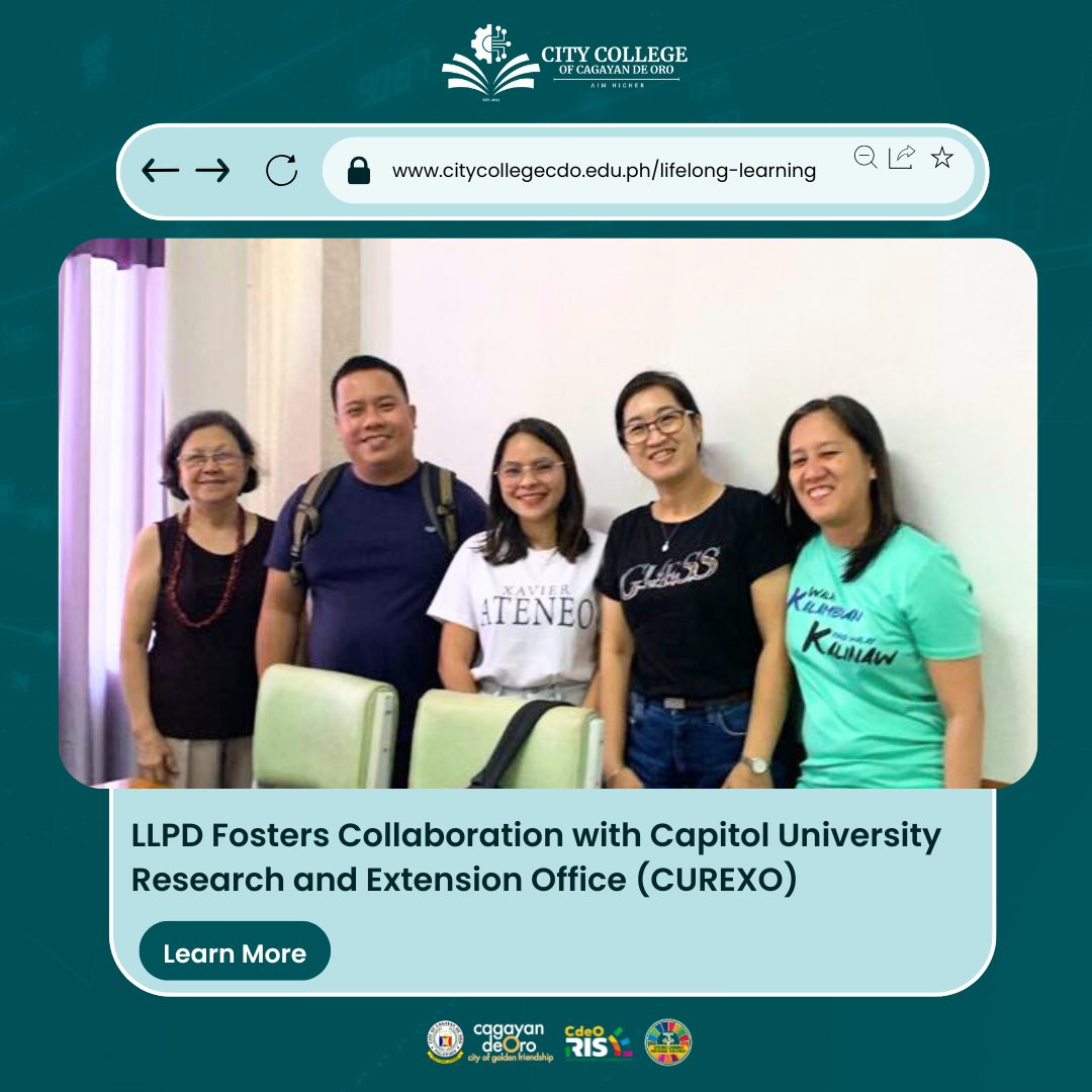 LLPD Fosters Collaboration with Capitol University Research and Extension Office (CUREXO) - Image 1