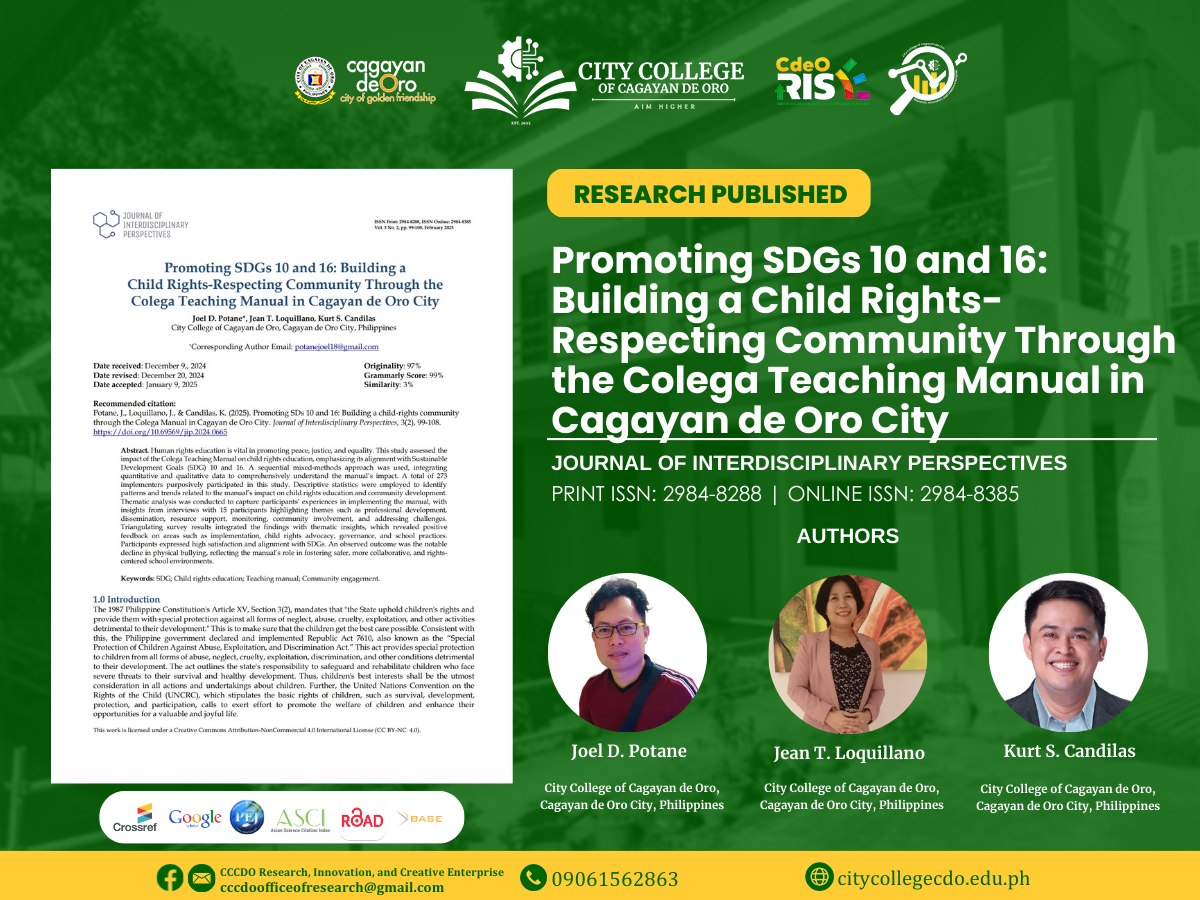 Research Publication Alert: Promoting SDGs 10 and 16