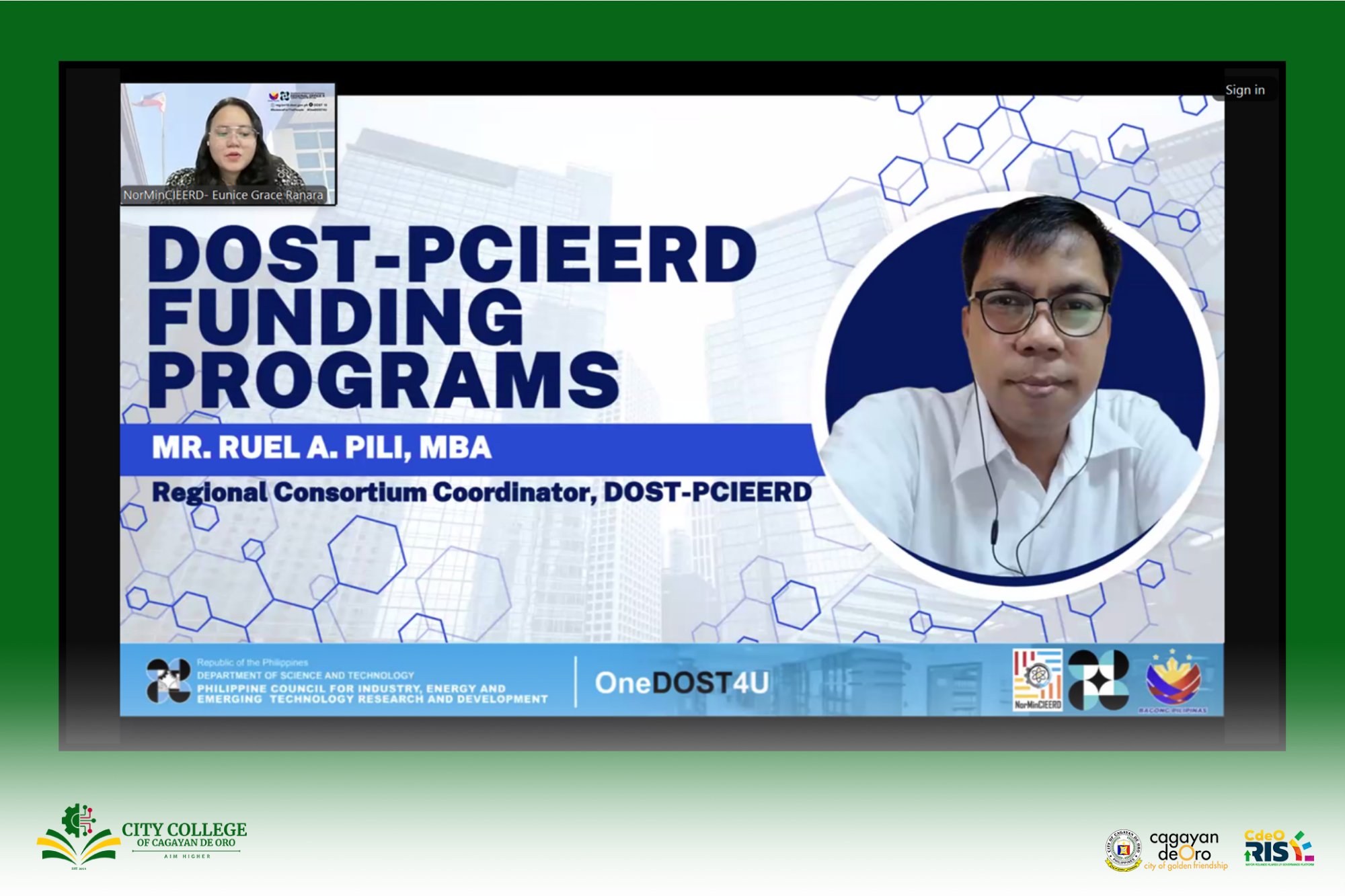 City College of CDO Explores Research Funding Opportunities with DOST-PCIEERD - Image 2