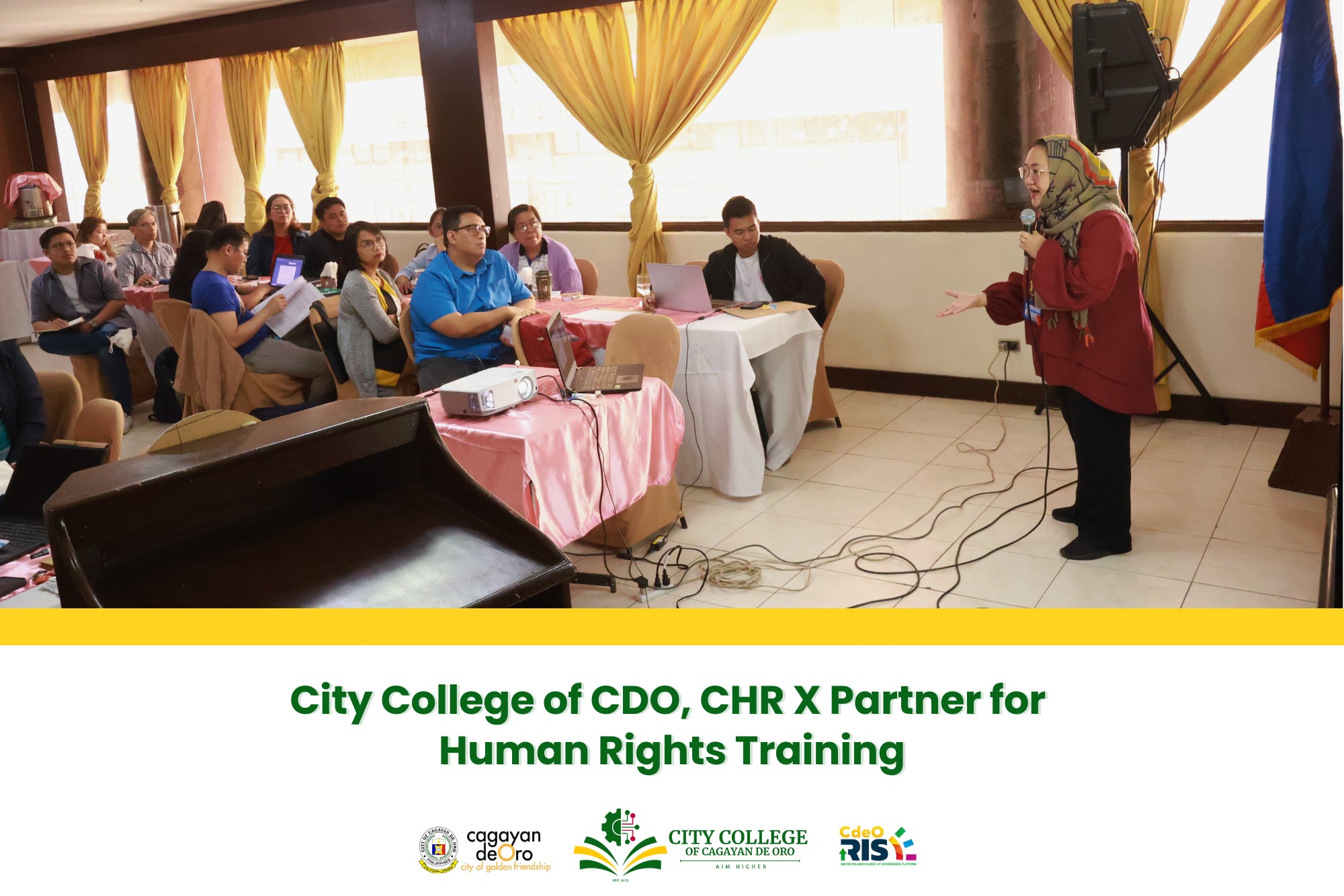 City College of CDO, CHR X Partner for Human Rights Training