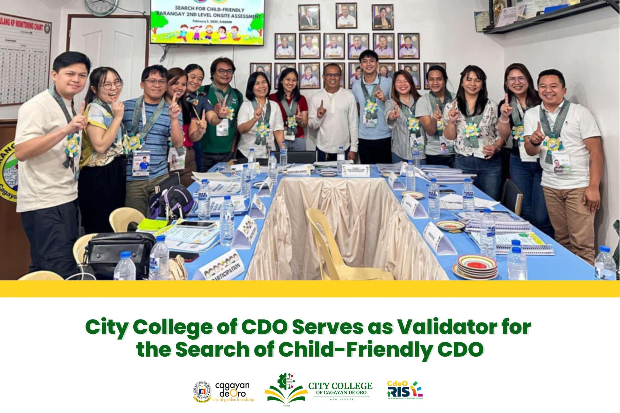 City College of CDO Serves as Validator for the Search of Child-Friendly CDO