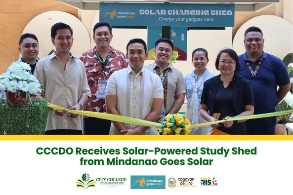 CCCDO Receives Solar-Powered Study Shed from Mindanao Goes Solar