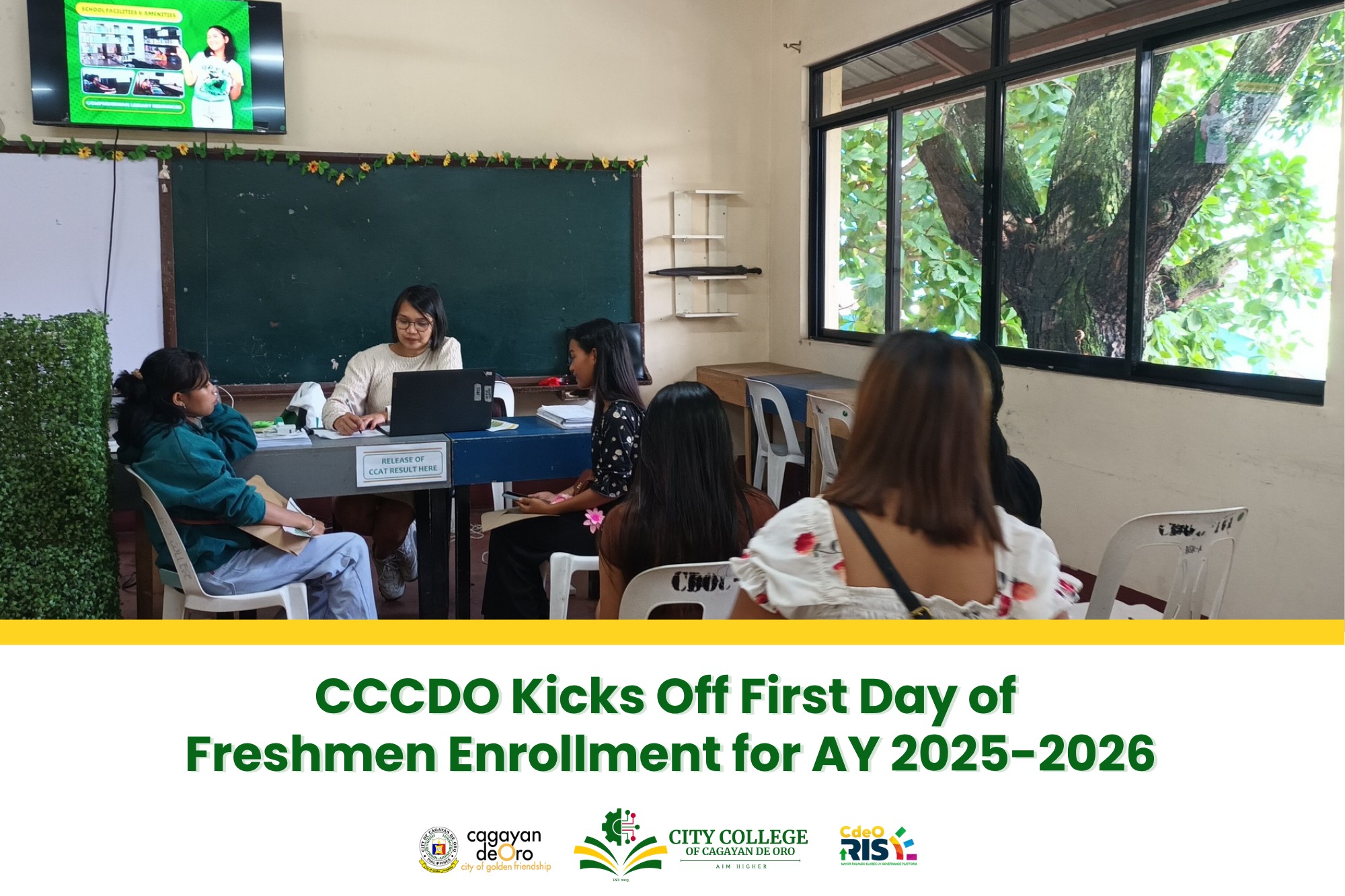 CCCDO Kicks Off First Day of Freshmen Enrollment for AY 2025–2026
