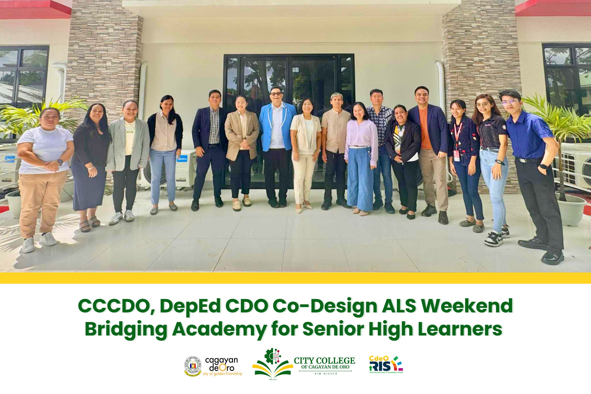 CCCDO, DepEd CDO Co-Design ALS Weekend Bridging Academy for Senior High Learners