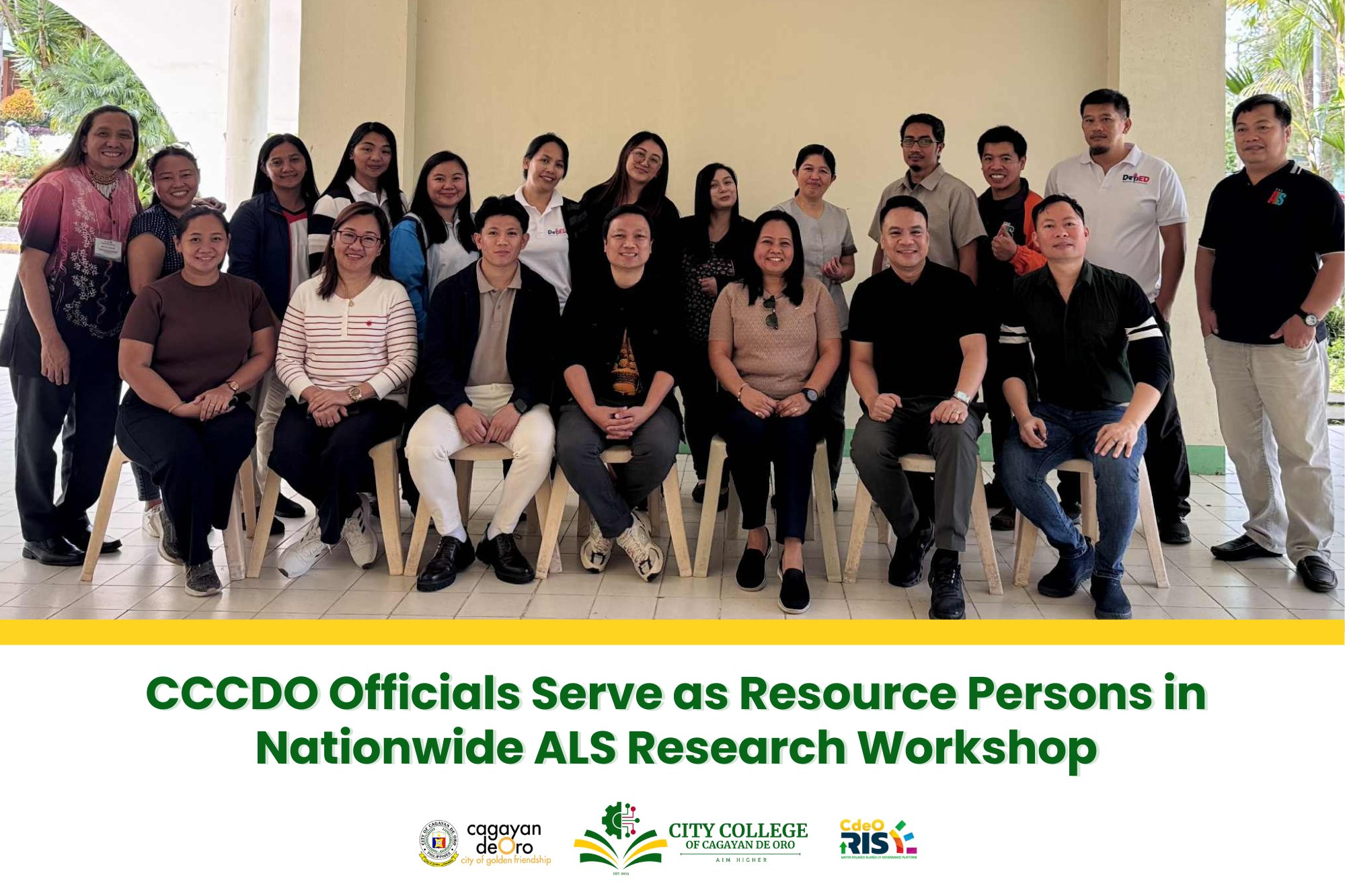 CCCDO Officials Serve as Resource Persons in Nationwide ALS Research Workshop