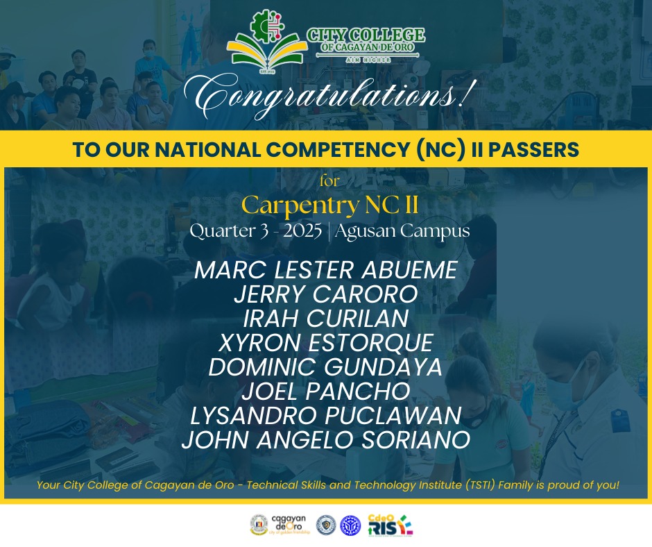 Congratulations to our new Carpentry NC II passers - Image 1