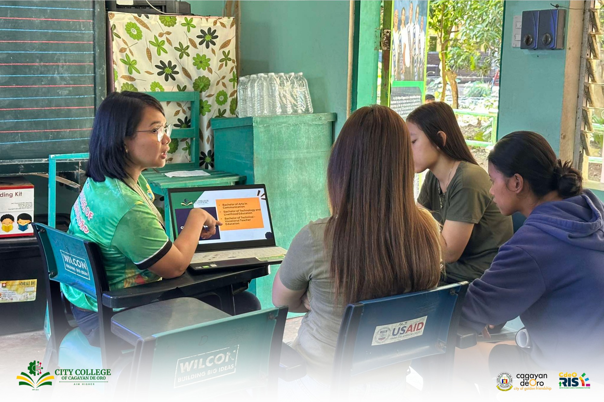 City College of CDO Promotes Free & Quality Education at Klarex nga Serbisyo sa Baryo (KSB)