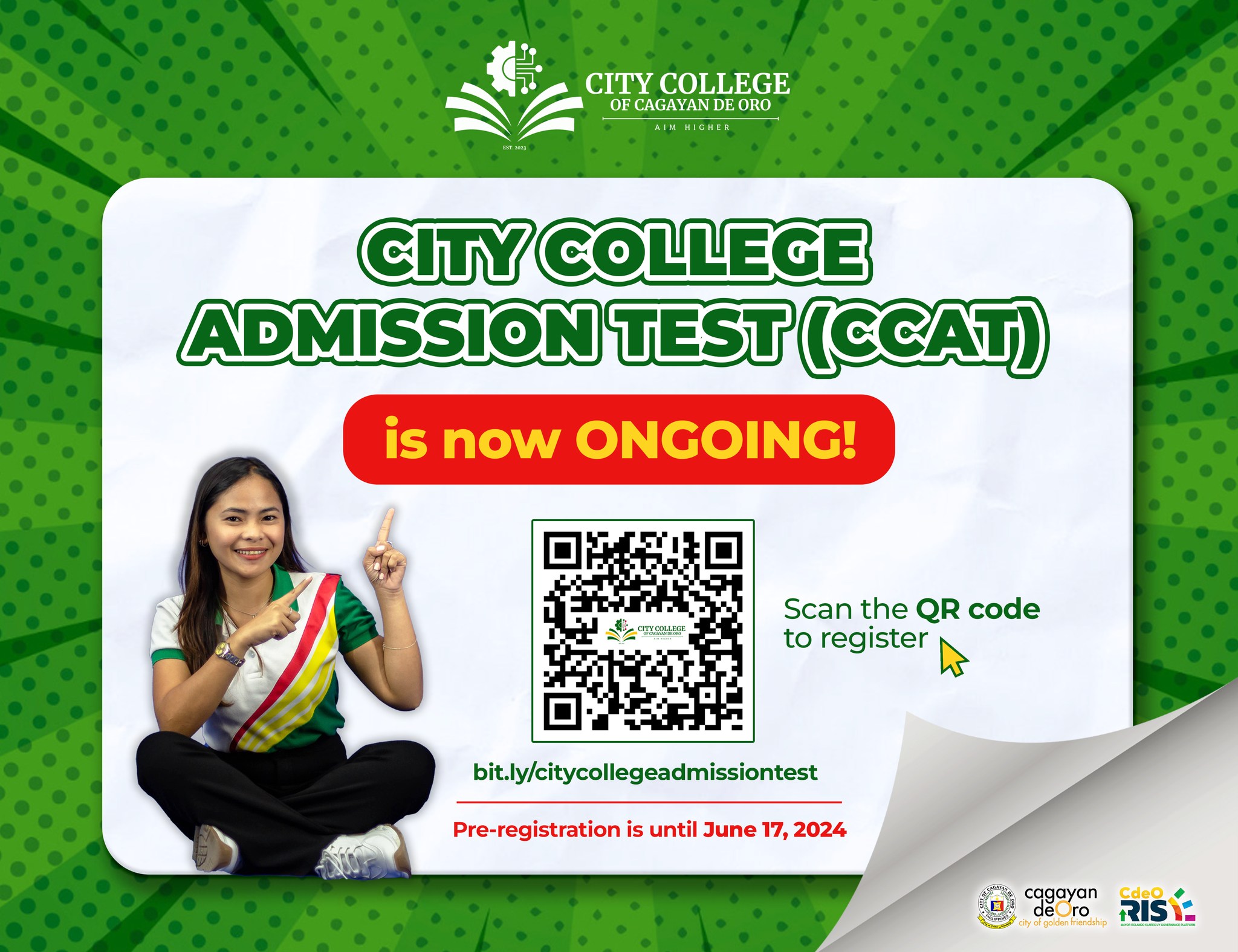 City College Admission Test (CCAT) Officially Begins - Image 1