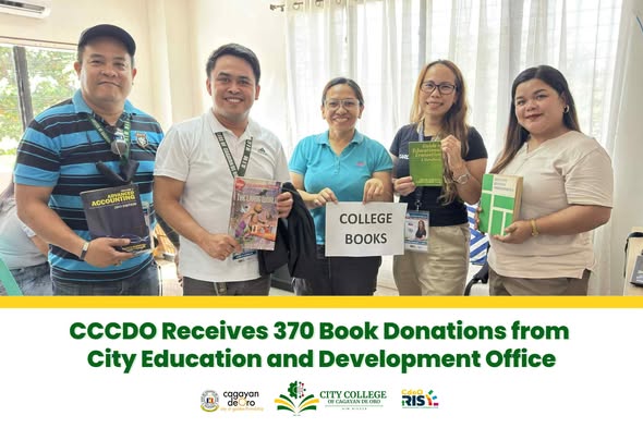 CCCDO Receives 370 Book Donations from City Education and Development Office