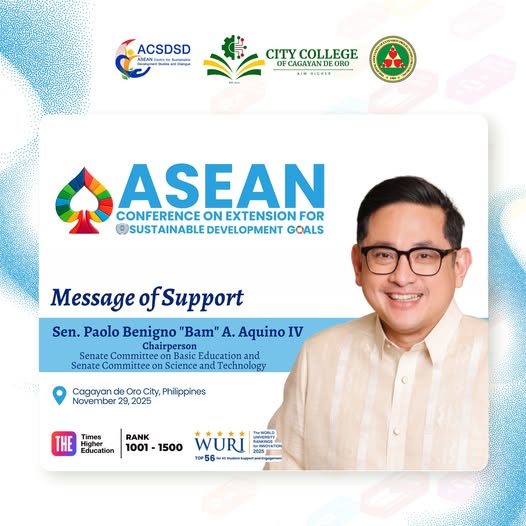 ACES 2025 Summit Receives Message of Support from Sen. Bam Aquino