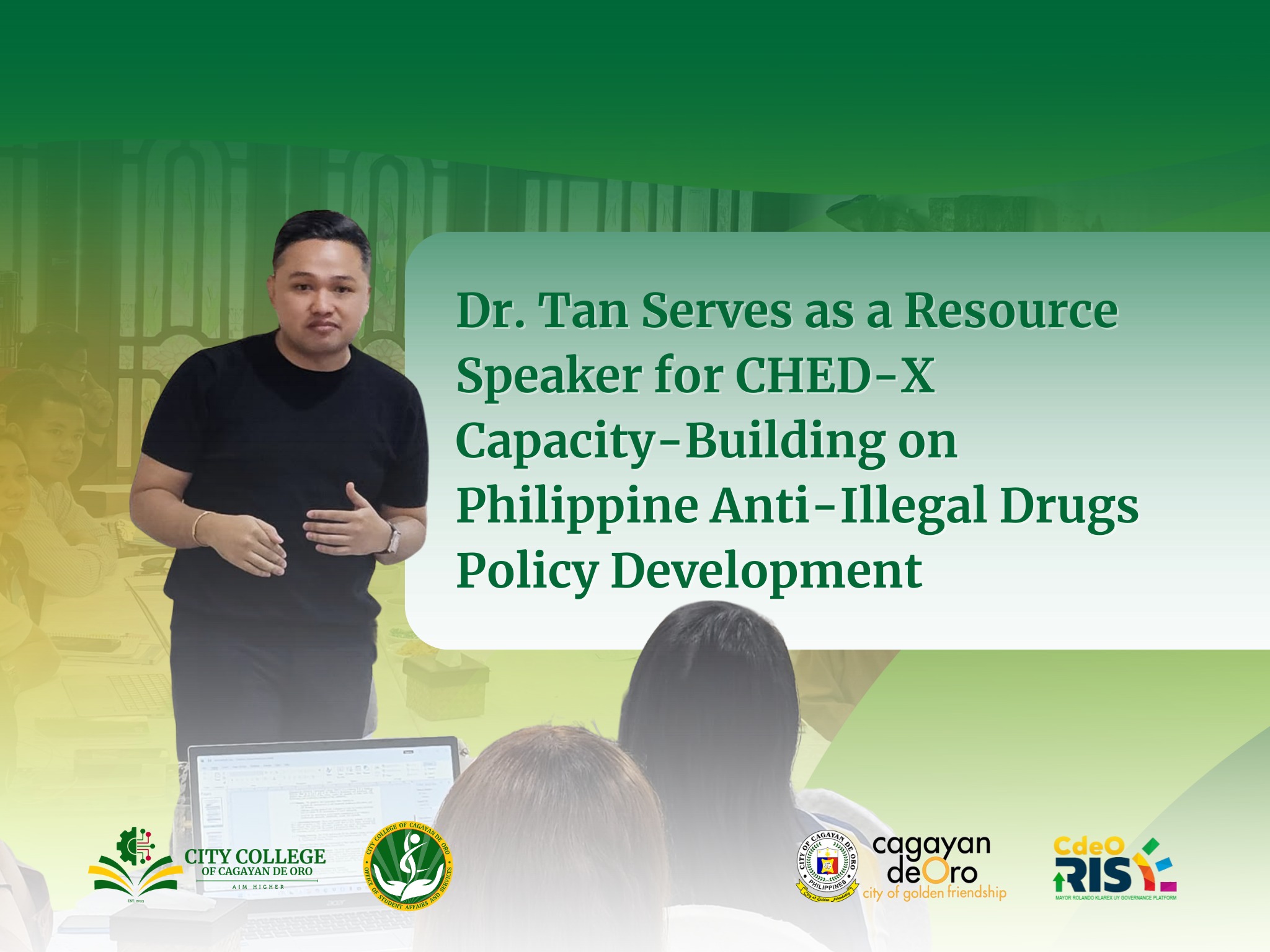 𝗗𝗿. 𝗧𝗮𝗻 𝗦𝗲𝗿𝘃𝗲𝘀 𝗮𝘀 𝗮 𝗥𝗲𝘀𝗼𝘂𝗿𝗰𝗲 𝗦𝗽𝗲𝗮𝗸𝗲𝗿 𝗳𝗼𝗿 𝗖𝗛𝗘𝗗-𝗫 𝗖𝗮𝗽𝗮𝗰𝗶𝘁𝘆 𝗕𝘂𝗶𝗹𝗱𝗶𝗻𝗴 𝗼𝗻 𝗣𝗵𝗶𝗹𝗶𝗽𝗽𝗶𝗻𝗲 𝗔𝗻𝘁𝗶-𝗜𝗹𝗹𝗲𝗴𝗮𝗹 𝗗𝗿𝘂𝗴𝘀 𝗣𝗼𝗹𝗶𝗰𝘆 𝗗𝗲𝘃𝗲𝗹𝗼𝗽𝗺𝗲𝗻𝘁 - Image 2