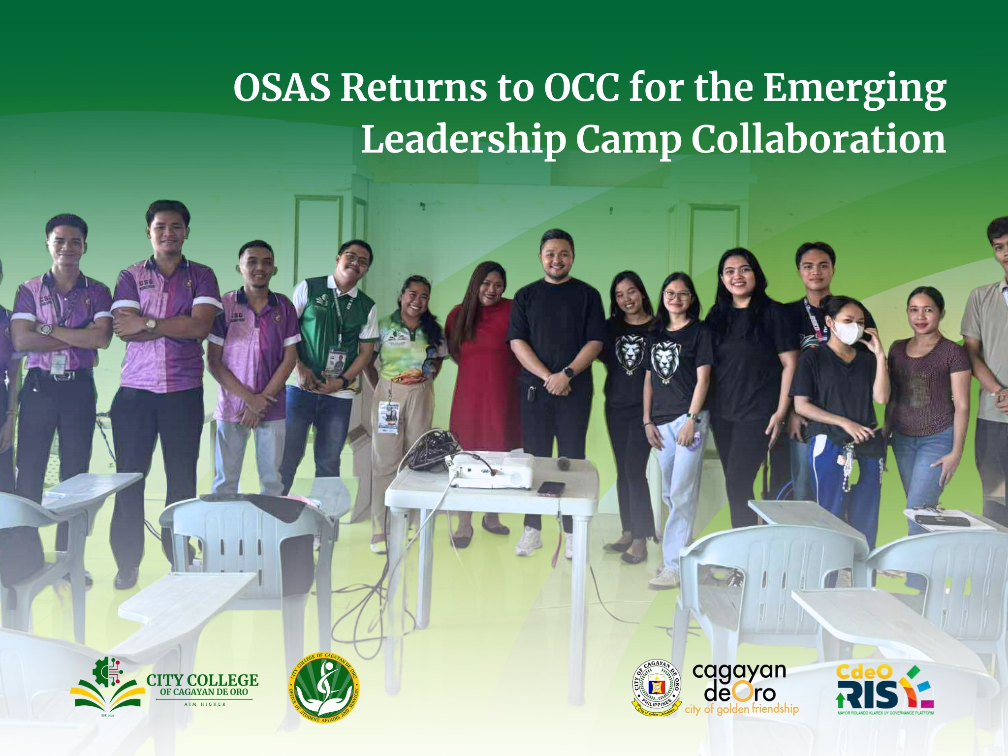 OSAS Returns to OCC for the Emerging Leadership Camp (ELC) Collaboration - Image 1