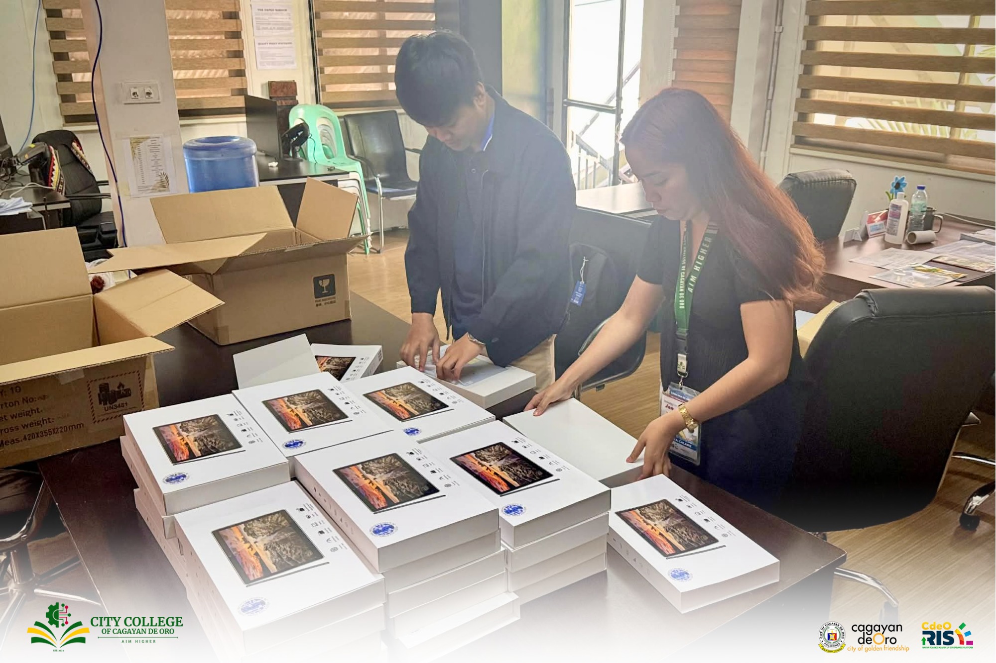 DepEd CDO Hands Over 30 Tablets to CCCDO for ALS Weekend Bridging Academy - Image 2