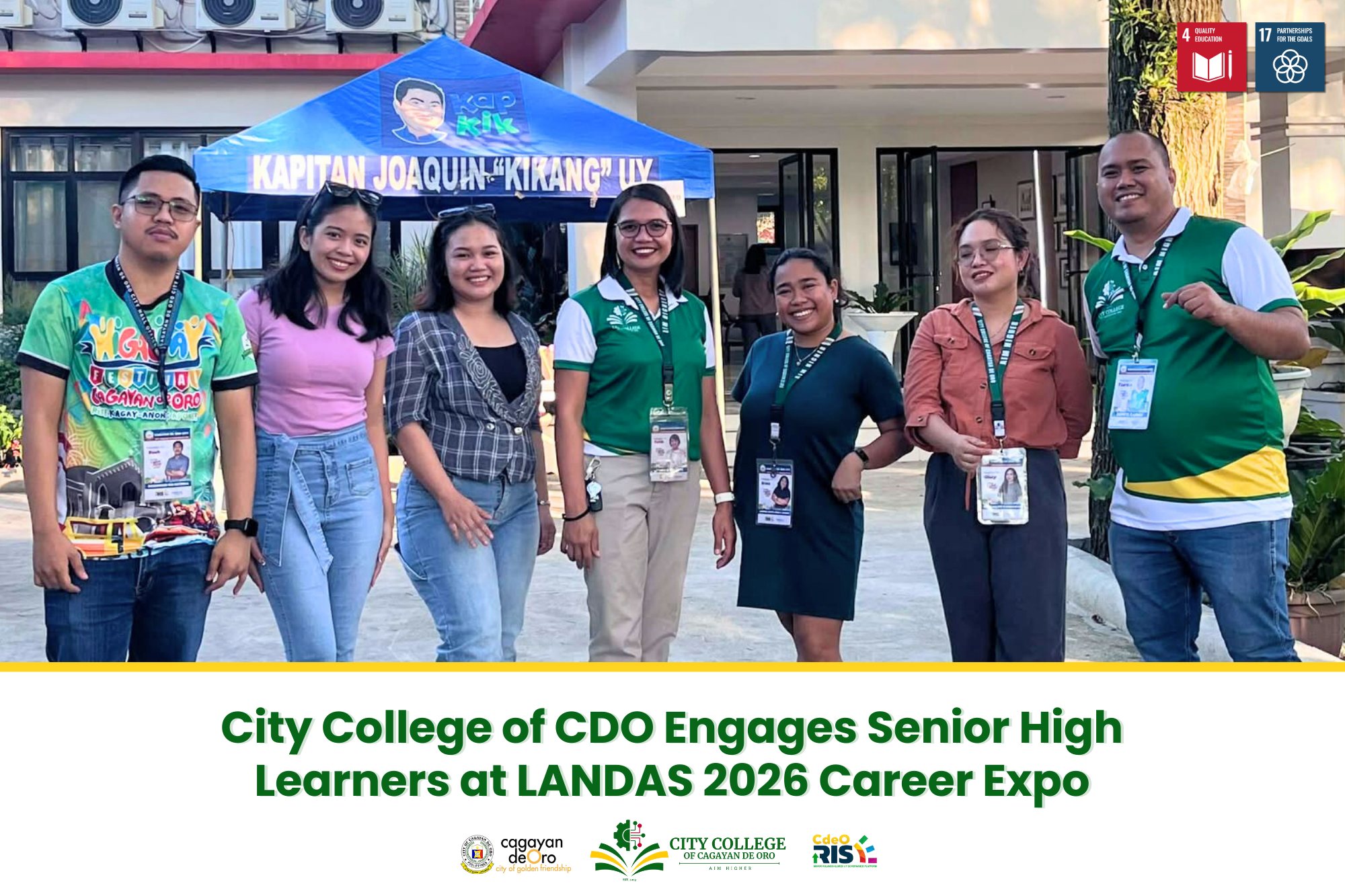 City College of CDO Engages Senior High Learners at LANDAS 2026 Career Expo - Image 2