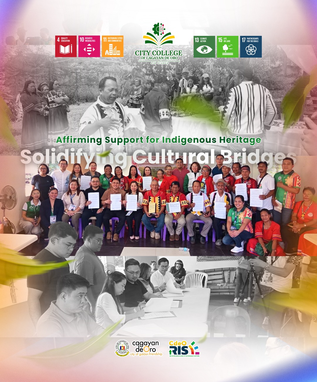Solidifying Cultural Bridges: City College of CDO Inks MOU with the Higaonon Tribe