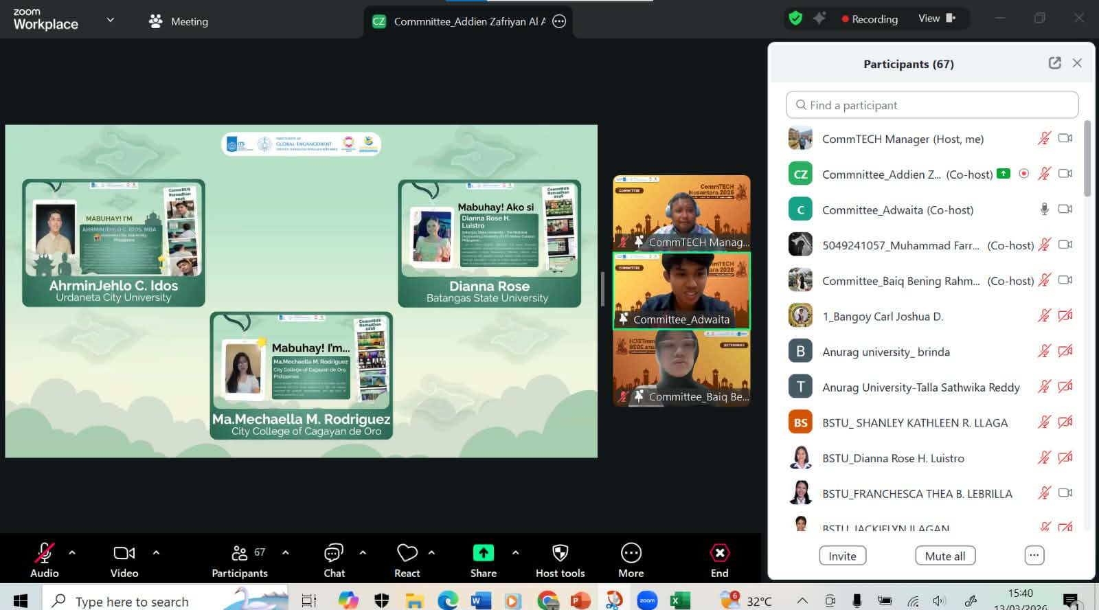 CCDO Teacher, Student Win Best Presentation in CommTech Indonesia 2026