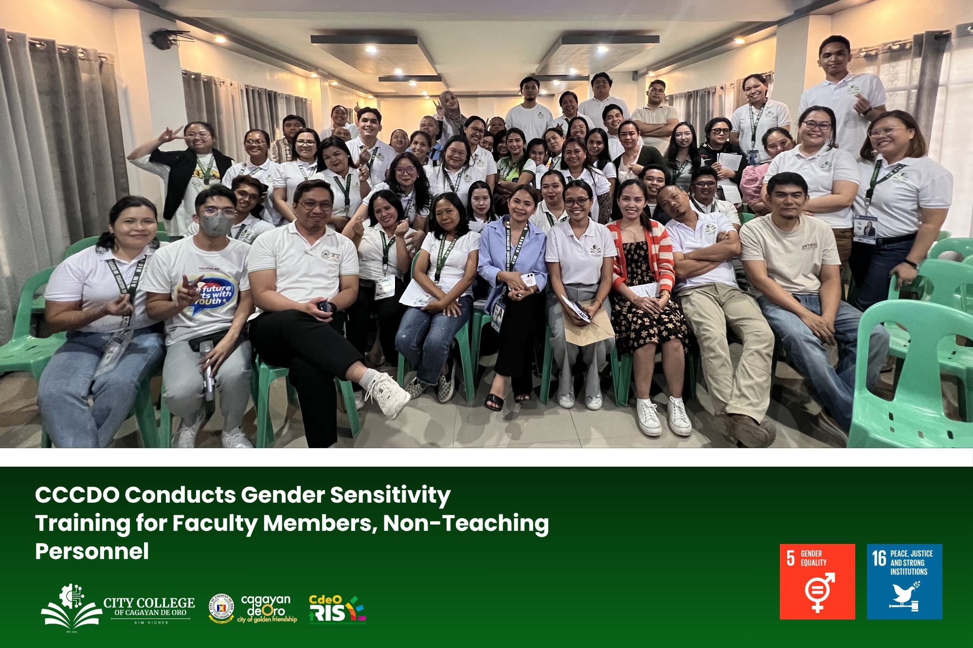 CCCDO Conducts Gender Sensitivity Training for Faculty Members, Non-Teaching Personnel - Image 2