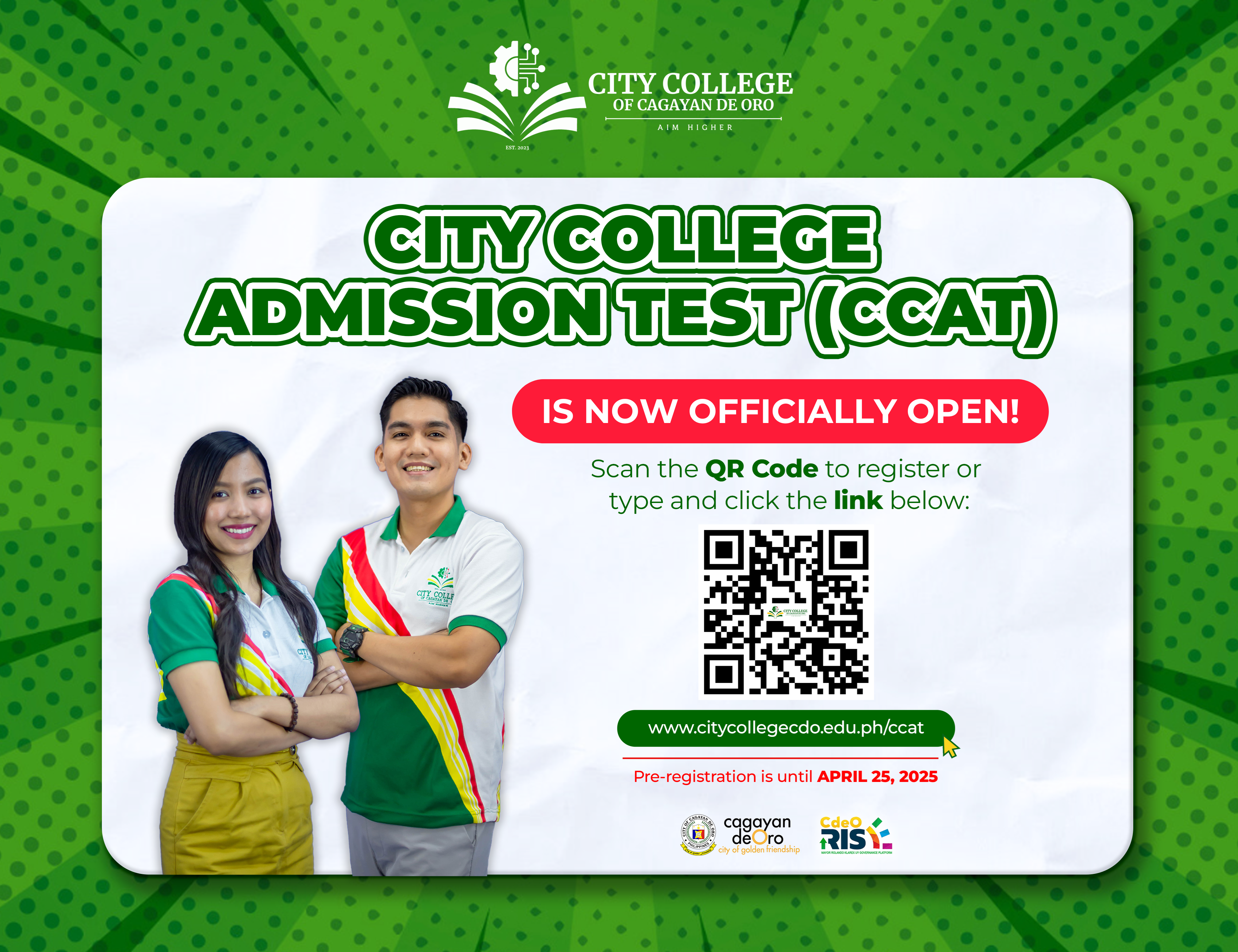 CCAT Pre-registration