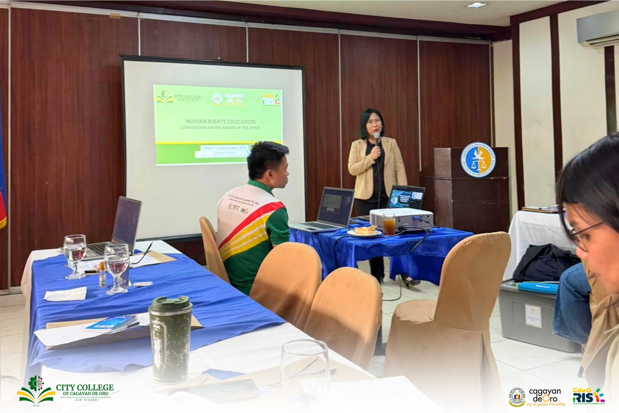 Dr. Donna Grace Cotejo presenting during the workshop