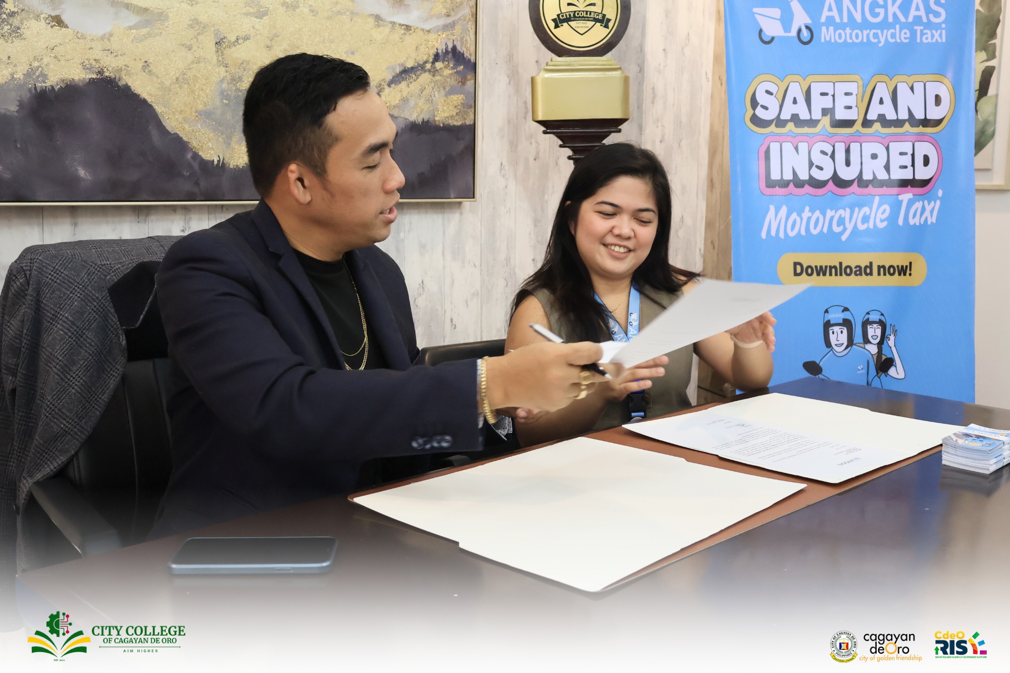 Angkas ride vouchers awarded to CCCdO