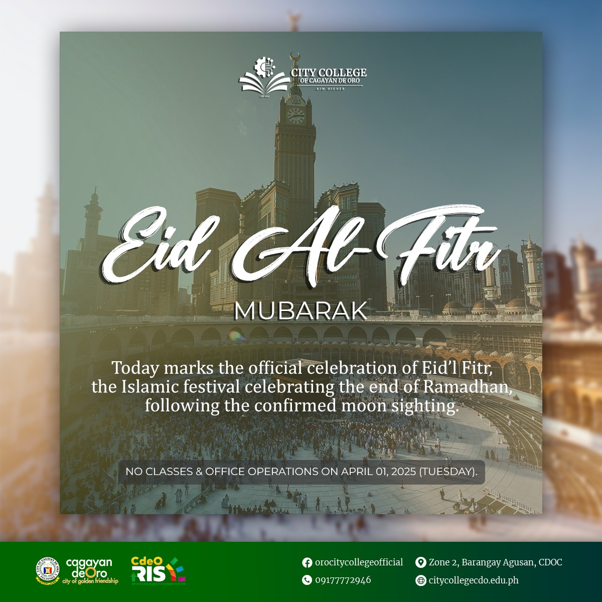 Eid'l Fitr Celebration 2025