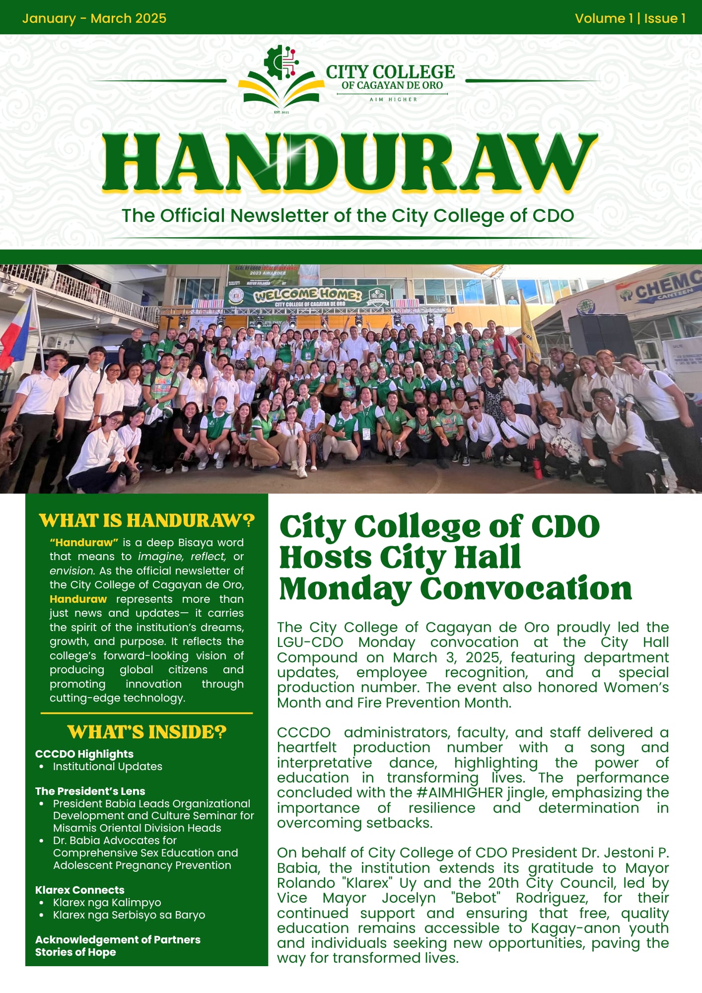 Handuraw Newsletter