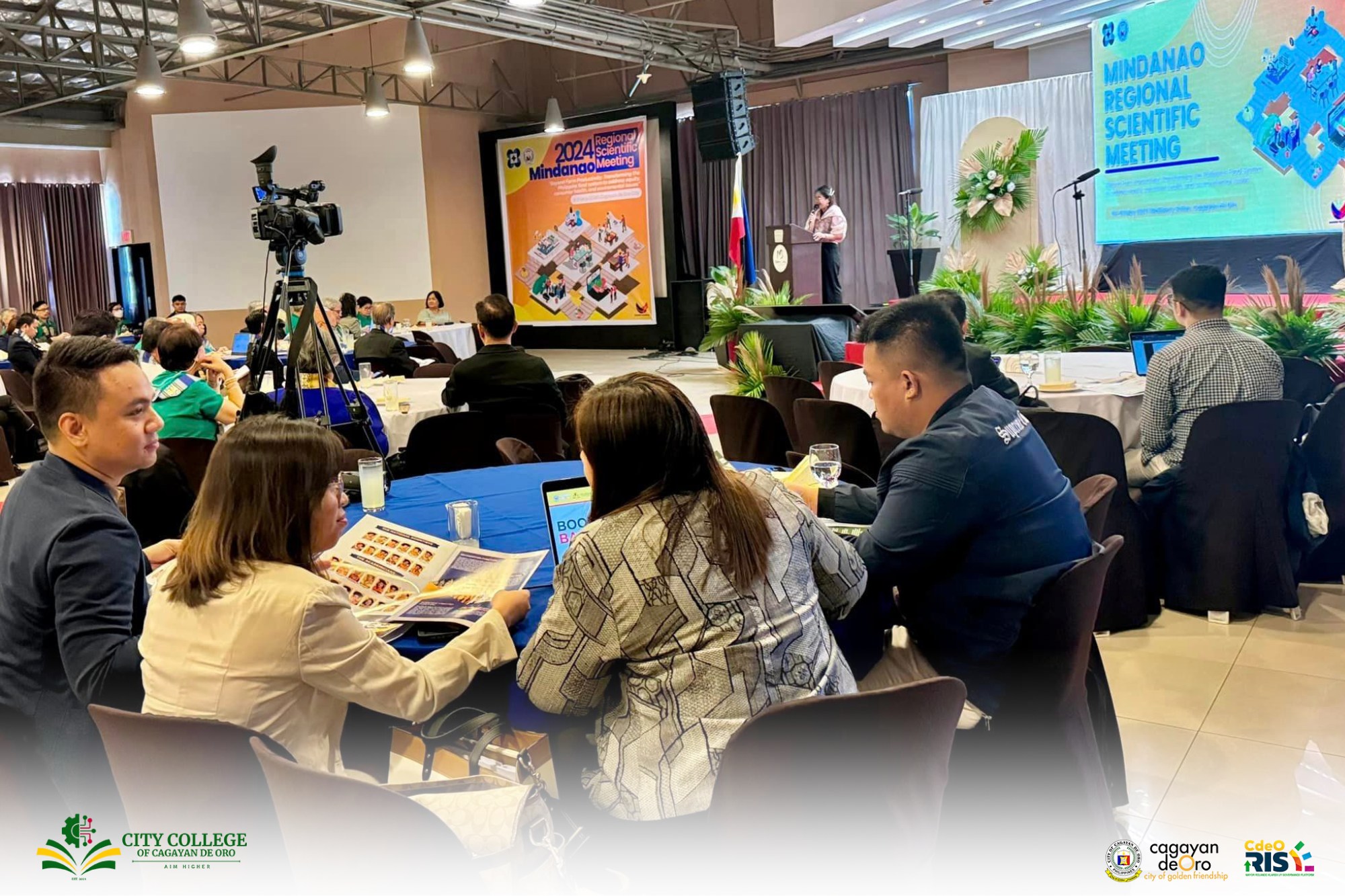 City College of CDO representatives at the Mindanao Regional Scientific Meeting